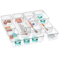 12 Pack Clear Drawer Organizer Set F481594