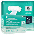Adult Diapers XLarge 15 Count & Wet Wipes 200 Count D201844