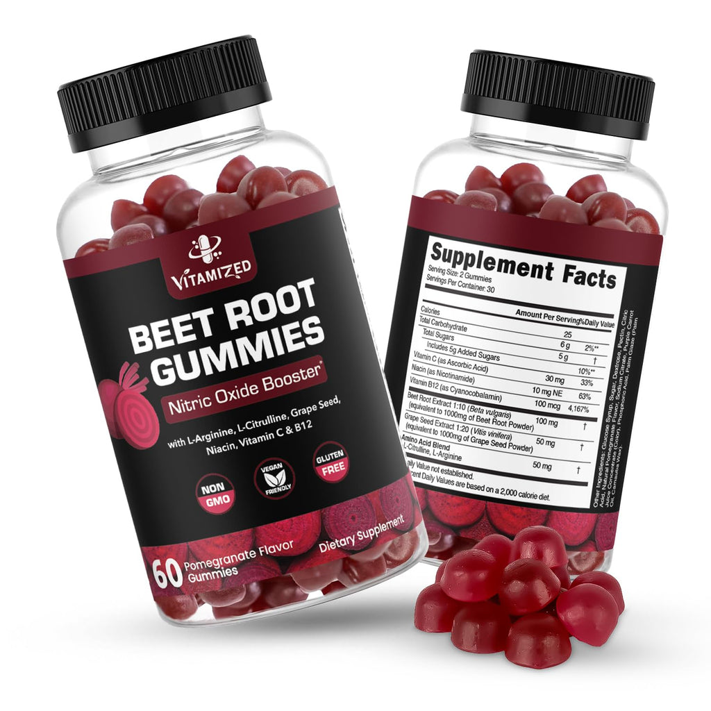 Beet Root Gummies with Grape Seed X126