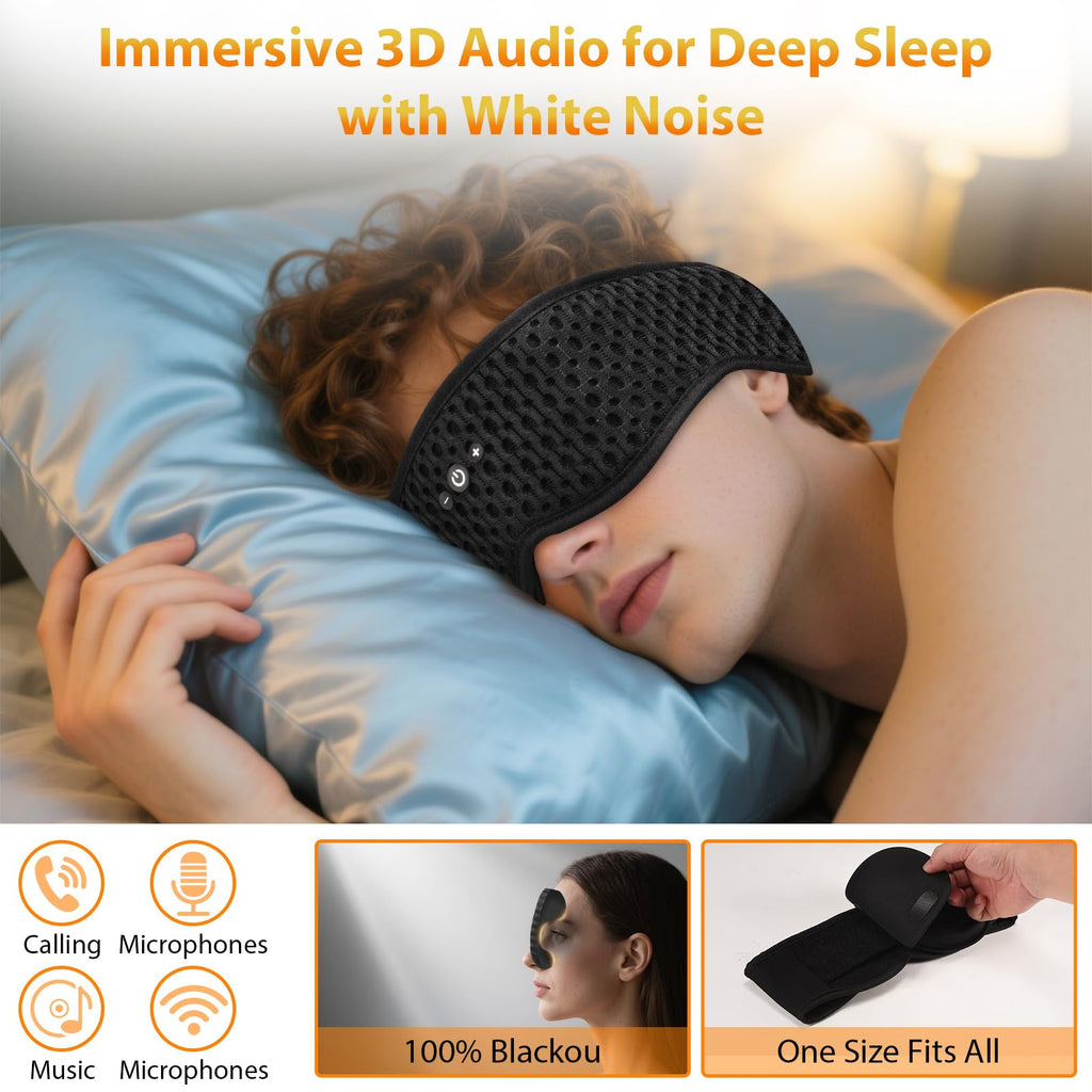 Sleep Mask with Bluetooth Headphones Q155055