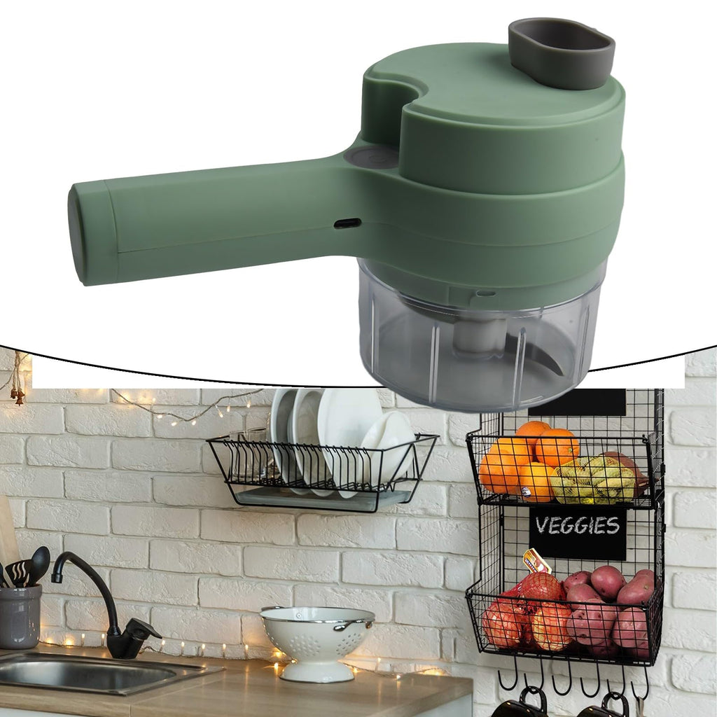 4 In 1 Portable Electric Vegetable Slicer Set U945