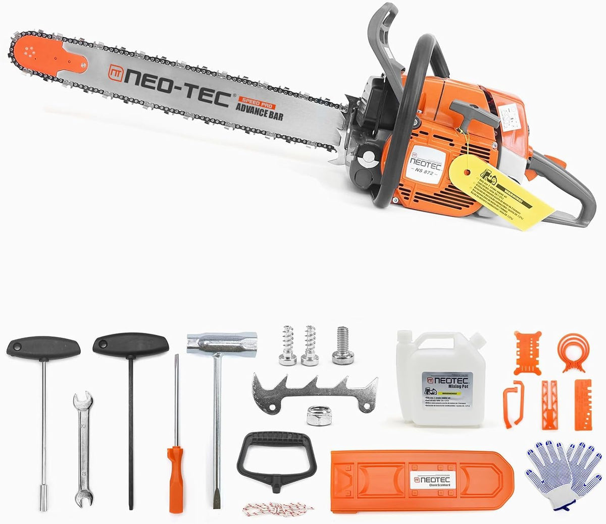72cc Gas Powered Chainsaw with 24 inch Bar Chain V710329