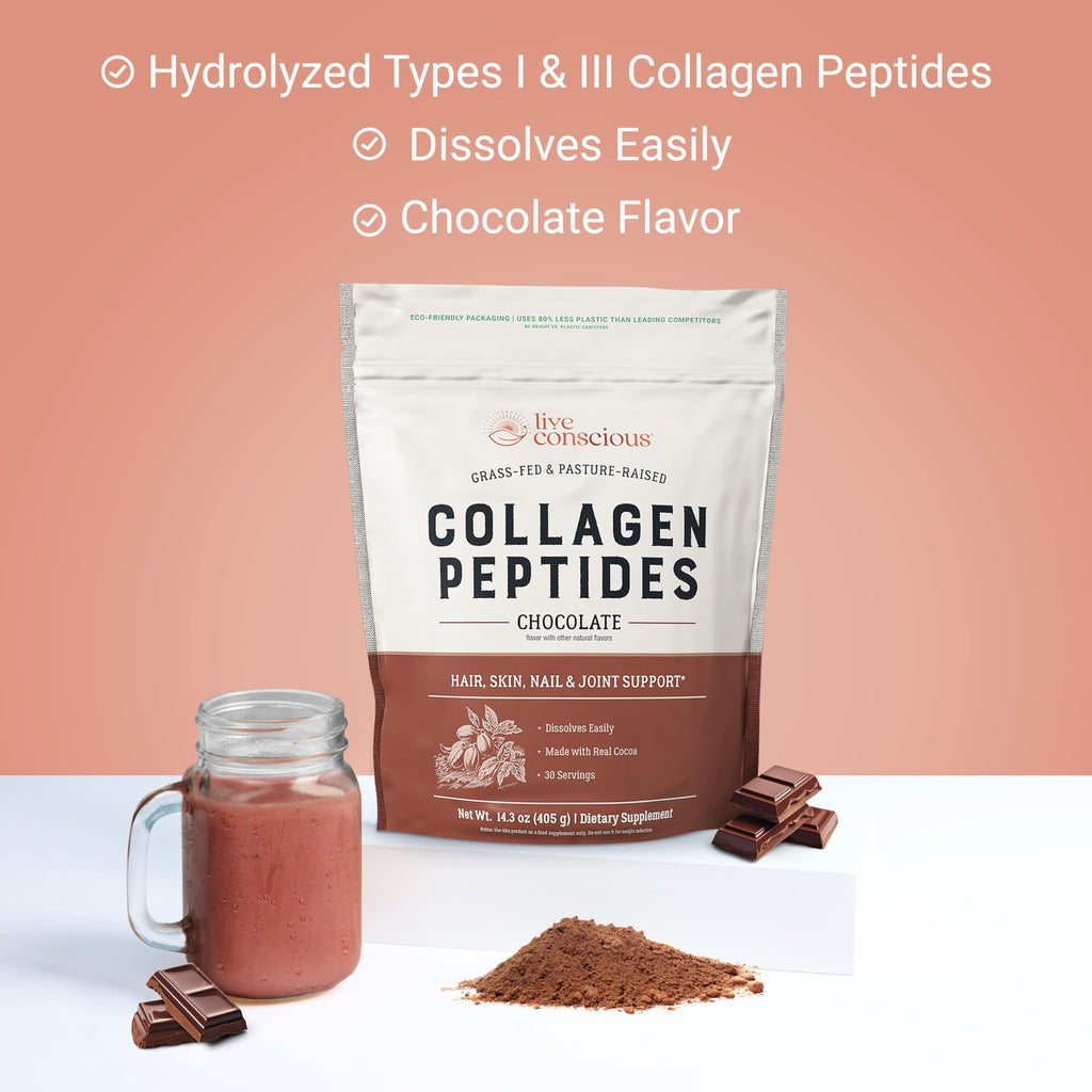 Chocolate Collagen Peptides Powder 15oz S429760