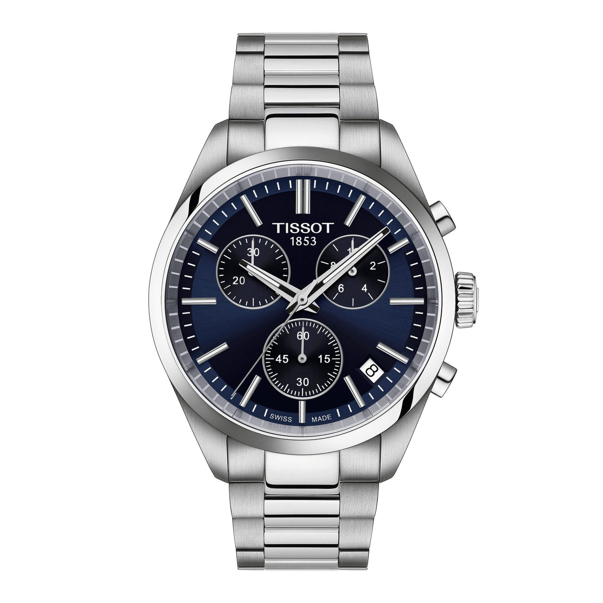 Blue Dial 40mm Quartz Chronograph Watch H9753