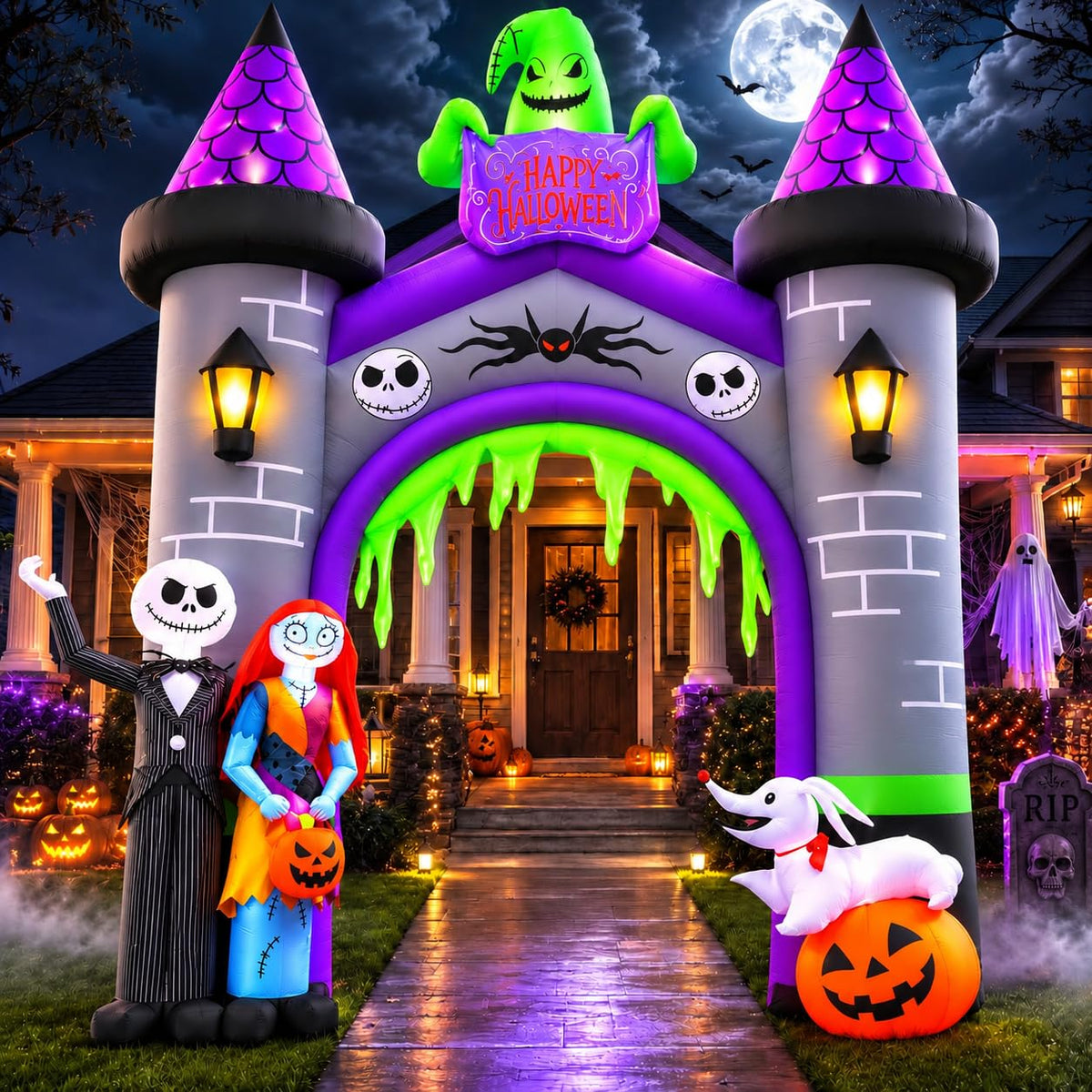 12FT Inflatable Archway with LED Light S3283