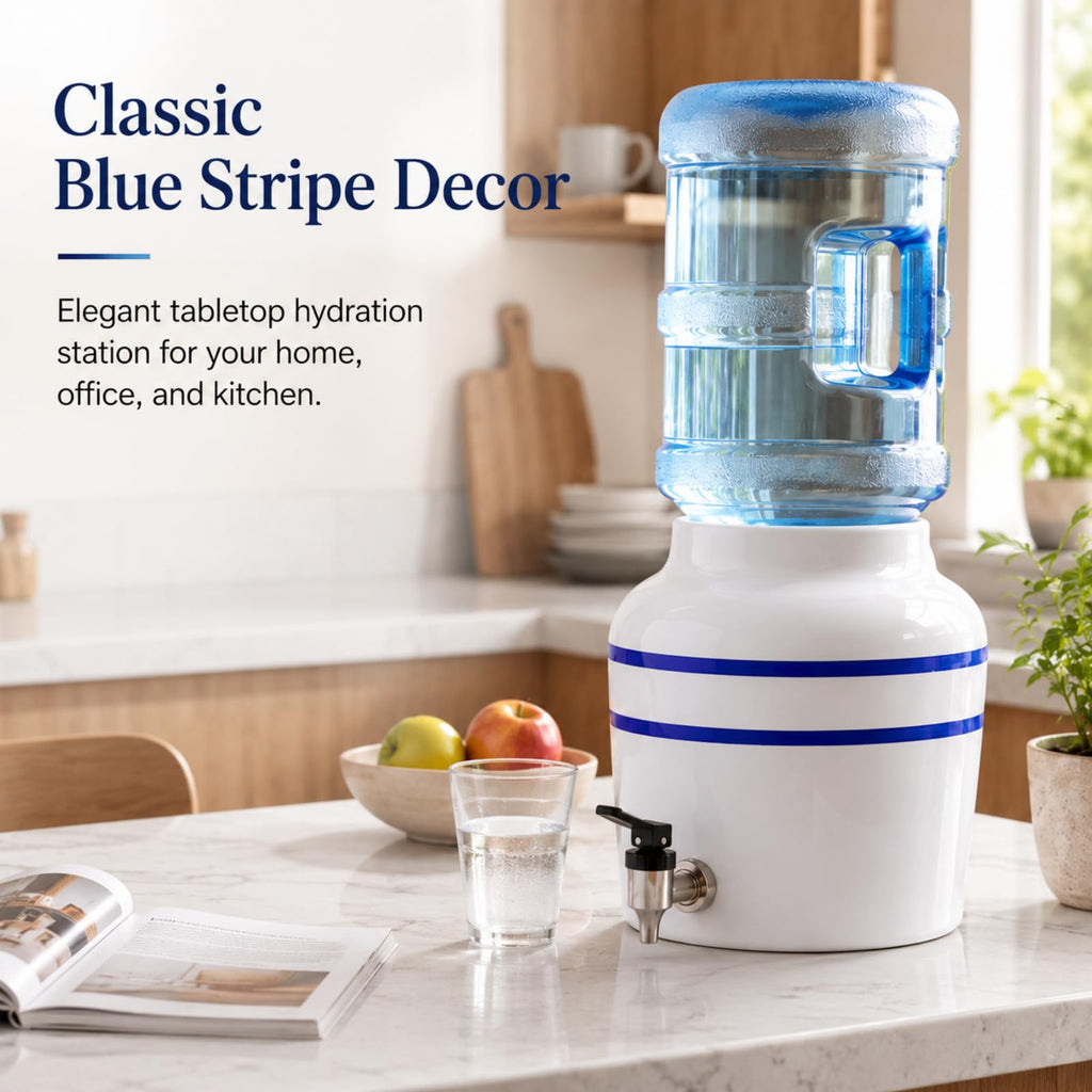 Ceramic Water Dispenser for 3 to 5 Gallon Jugs K981374