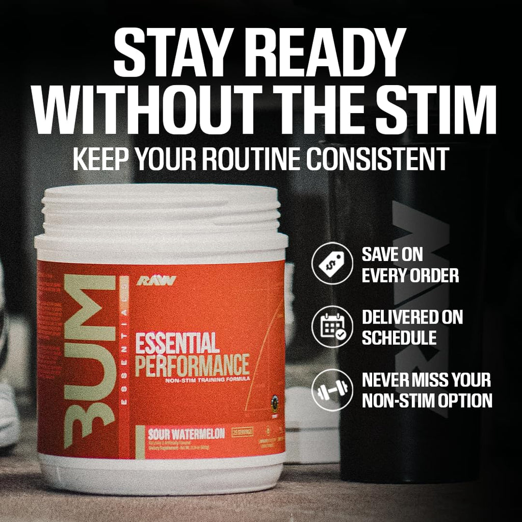 Non-Stim Pre-Workout Powder Strawberry Kiwi Y9185