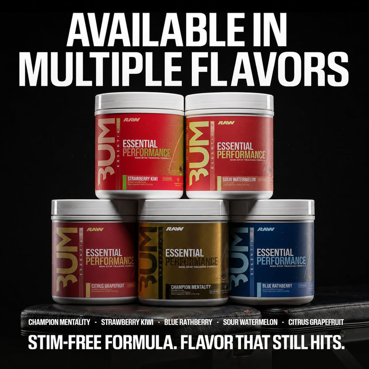 Non-Stim Pre-Workout Powder Strawberry Kiwi Y9185