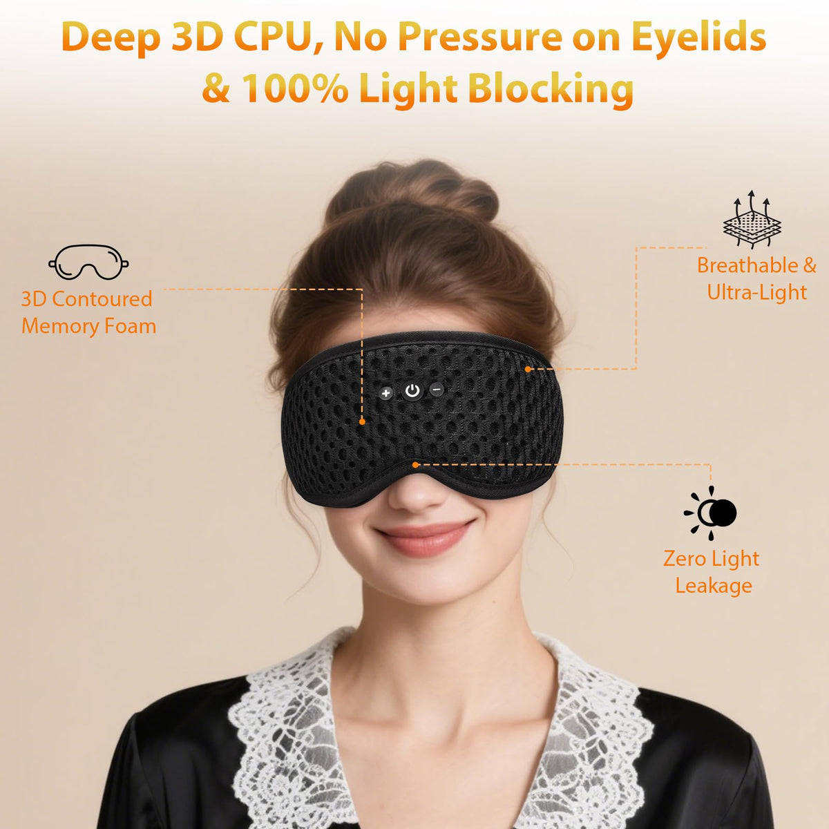 Sleep Mask with Bluetooth Headphones Q155055