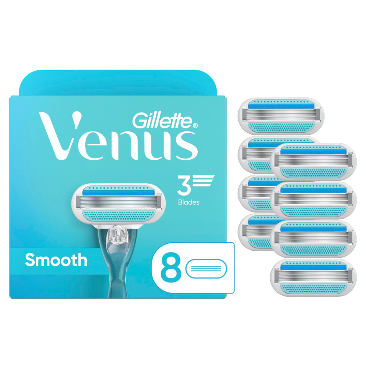 8 Count Womens Razor Blade Refills C297708