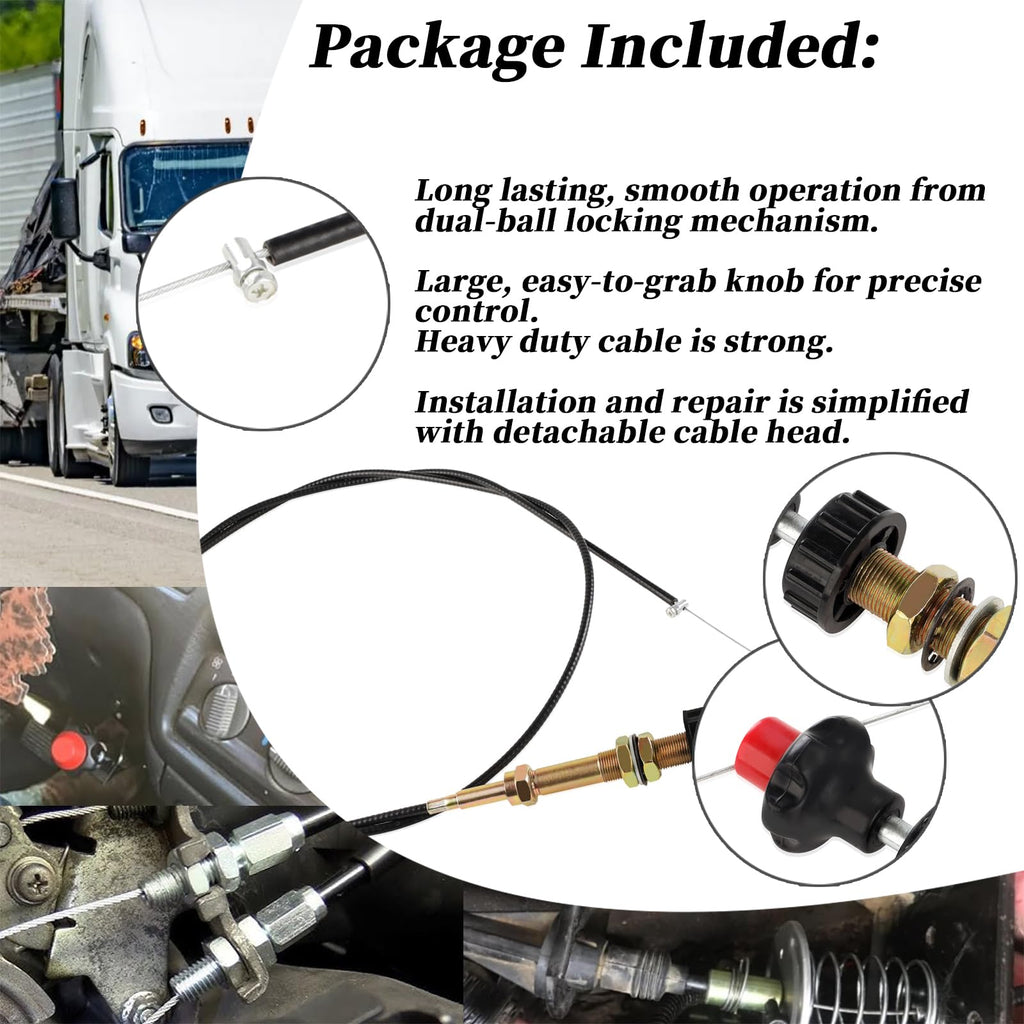 10FT Adjustable Locking Control Cable Y291035