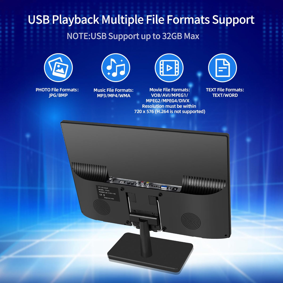 17 inch HD LED TV with Antenna U540