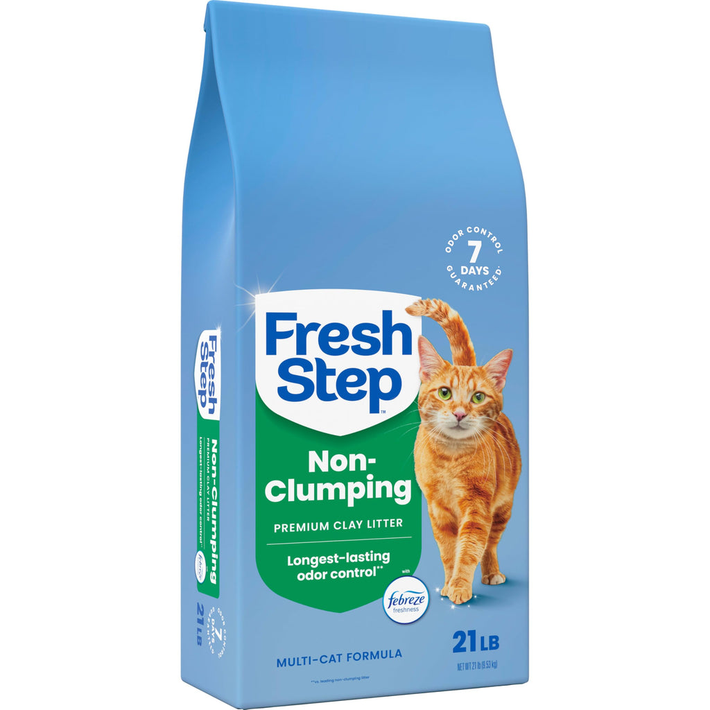 Non Clumping Cat Litter with Odor Control, 21 lb. Bag J848653