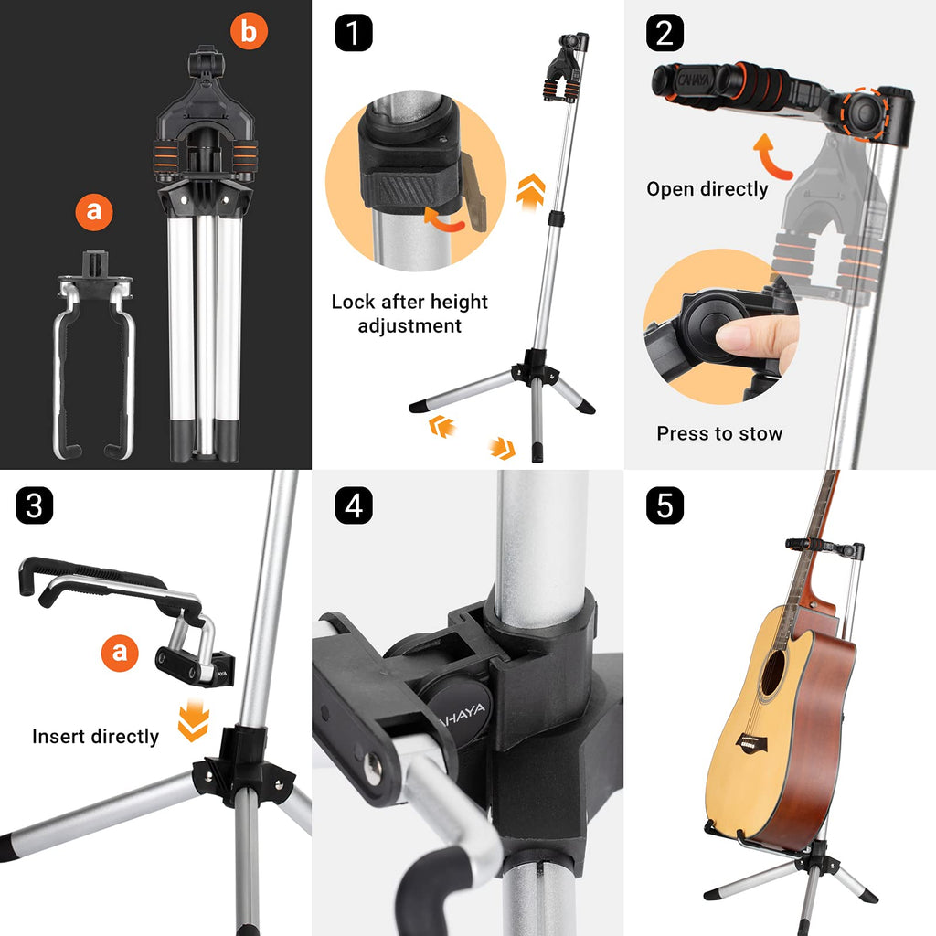 Adjustable Folding Guitar Stand R569612