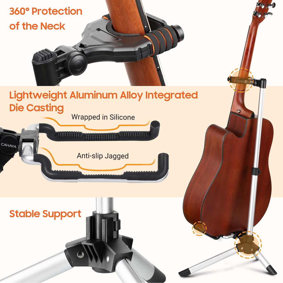 Adjustable Folding Guitar Stand R569612