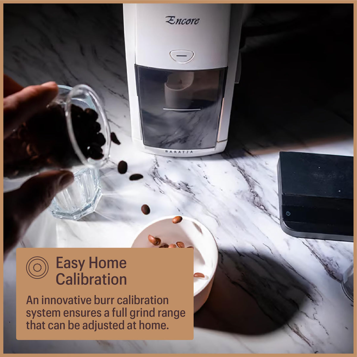 White Coffee Grinder P8033