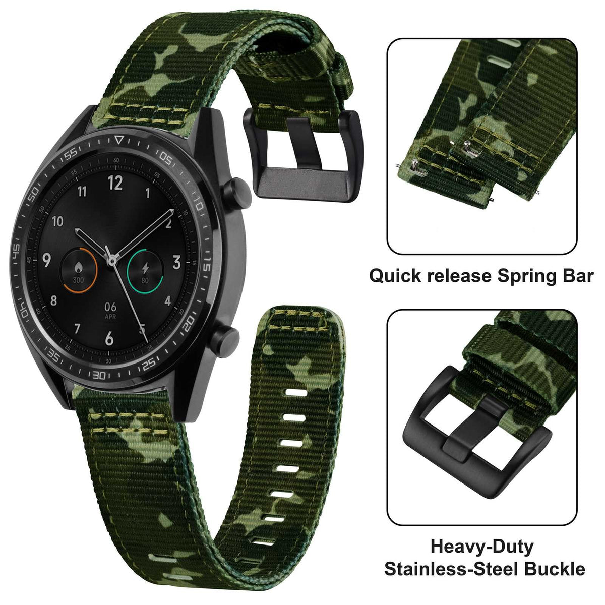 Quick Release Nylon Watch Band K96081
