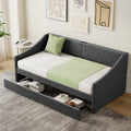 Twin Size Upholstered Daybed with 2 Storage Drawers V98140