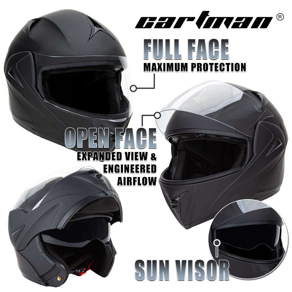 Small DOT Approved Flip Up Full Helmet P872