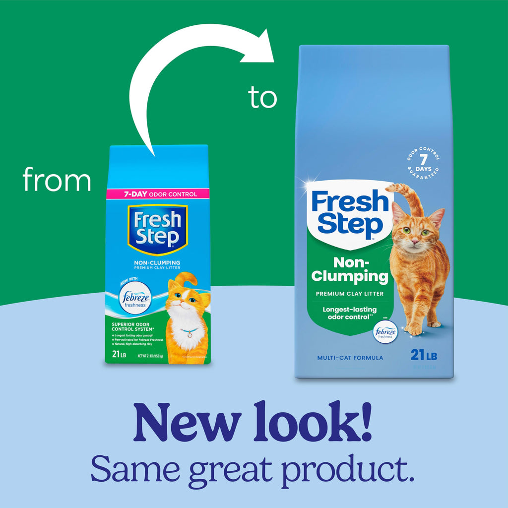 Non Clumping Cat Litter with Odor Control, 21 lb. Bag J848653