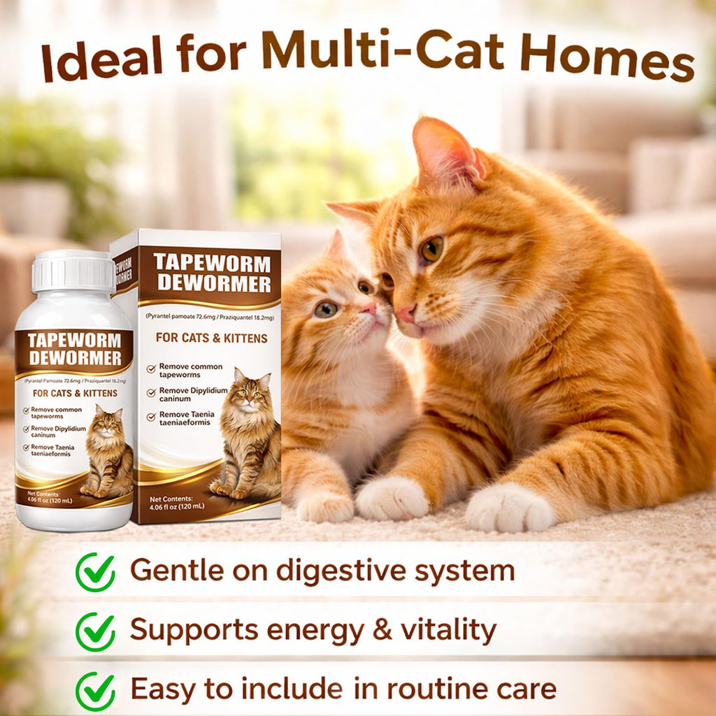 Cat Dewormer Liquid Broad Spectrum Treatment 120ml C487080
