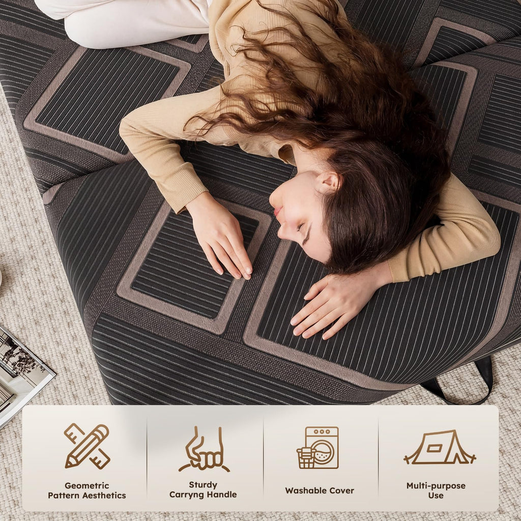 4 Inch Trifold Memory Foam Mattress W848508
