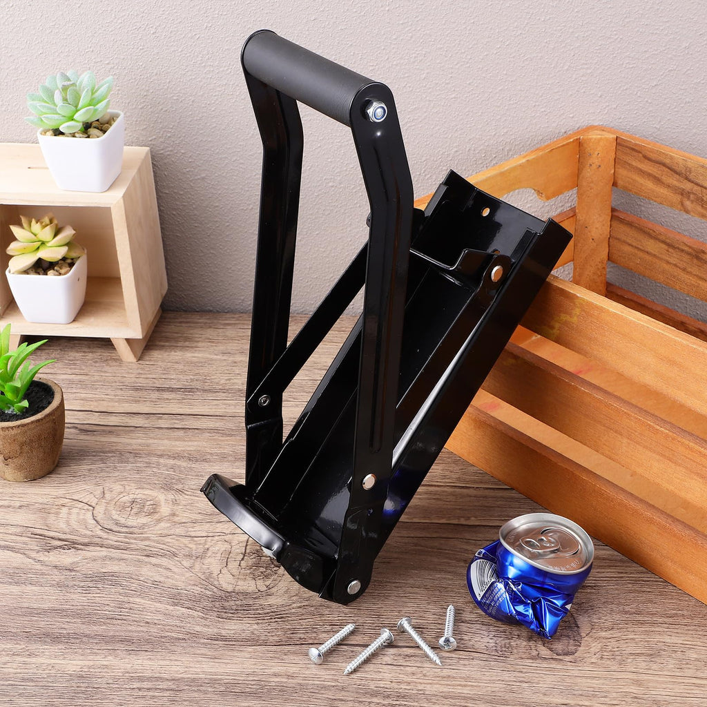 Stainless Steel Wall Mounted Can Crusher with Bottle Opener R7412