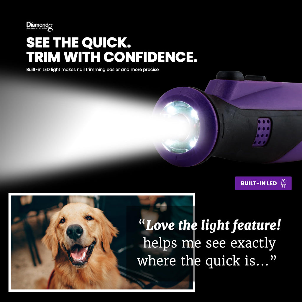 Cordless Dog Nail Grinder with LED Light X493