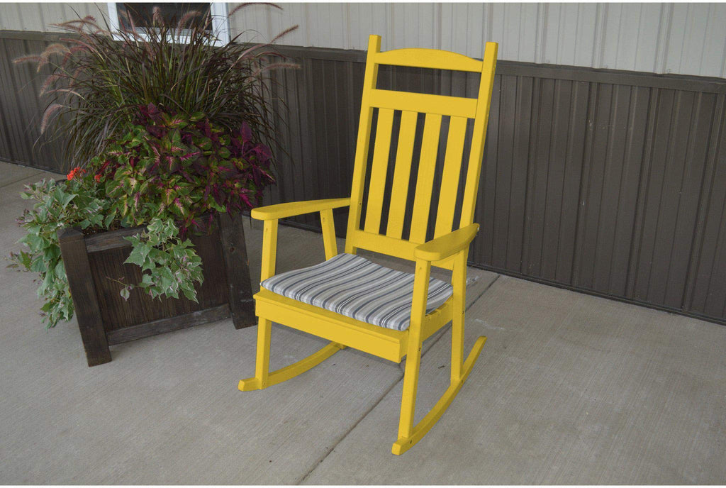 Yellow Pine Porch Rocking Chair U112817