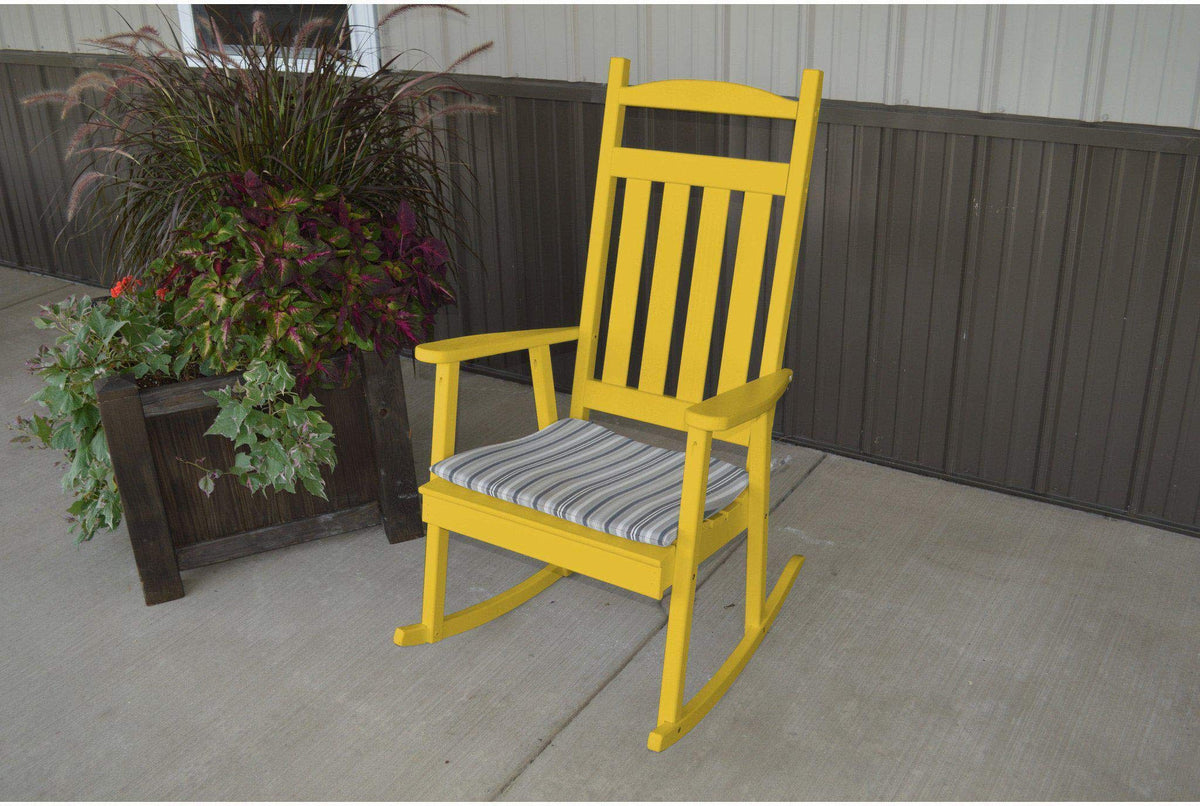 Yellow Pine Porch Rocking Chair U112817