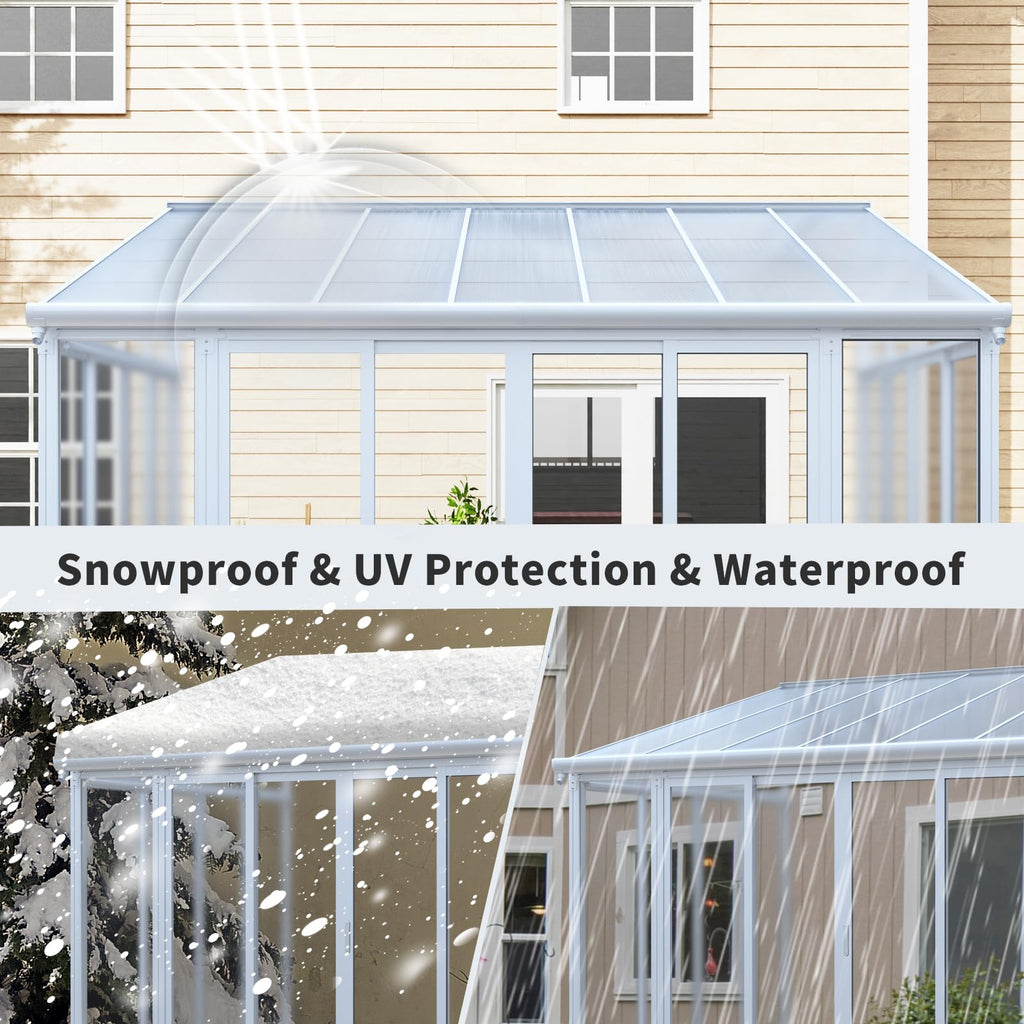 10x14 FT Wall Mounted Sunroom Kit P381167