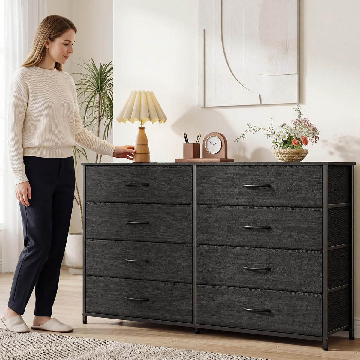 Wide 8 Drawer Dresser P927