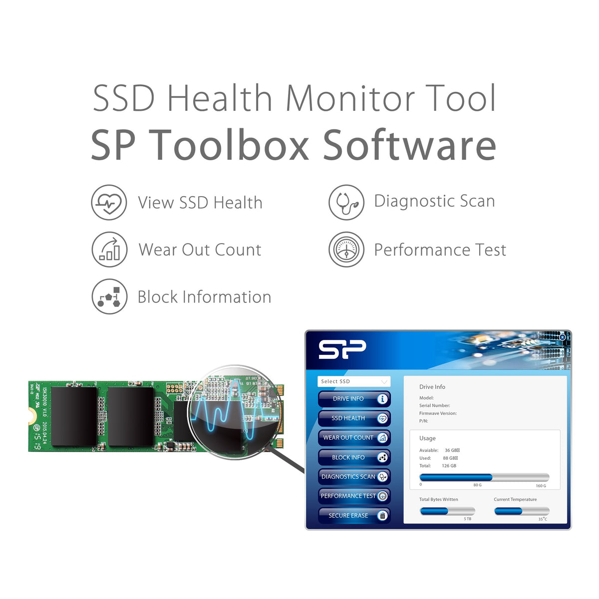 512GB M.2 SATA III Internal Solid State Drive 2280 N3683