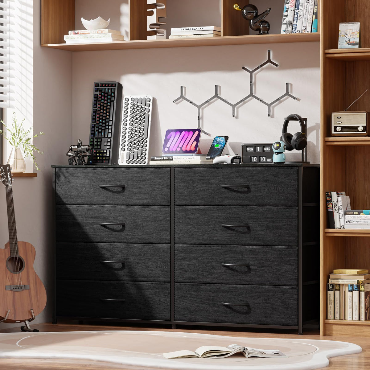Wide 8 Drawer Dresser P927