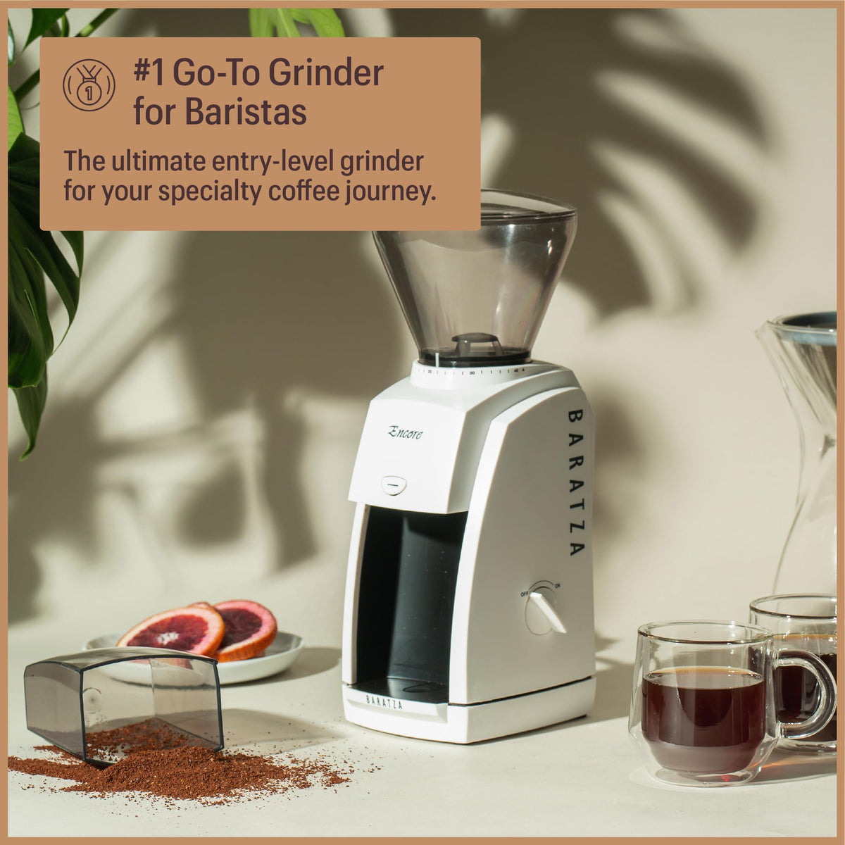 White Coffee Grinder P8033