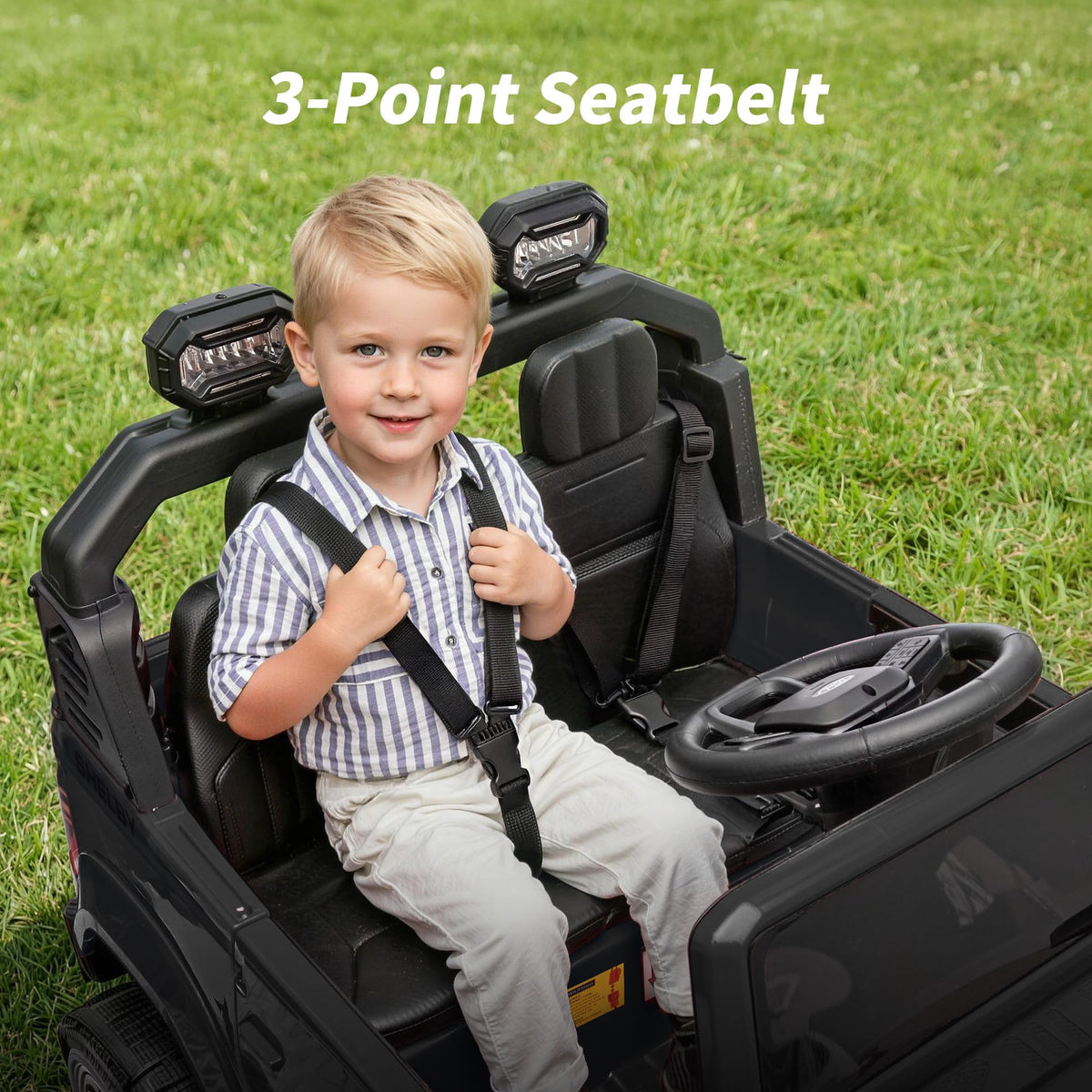 24V 2-Seater Ride on Toy Car J4480