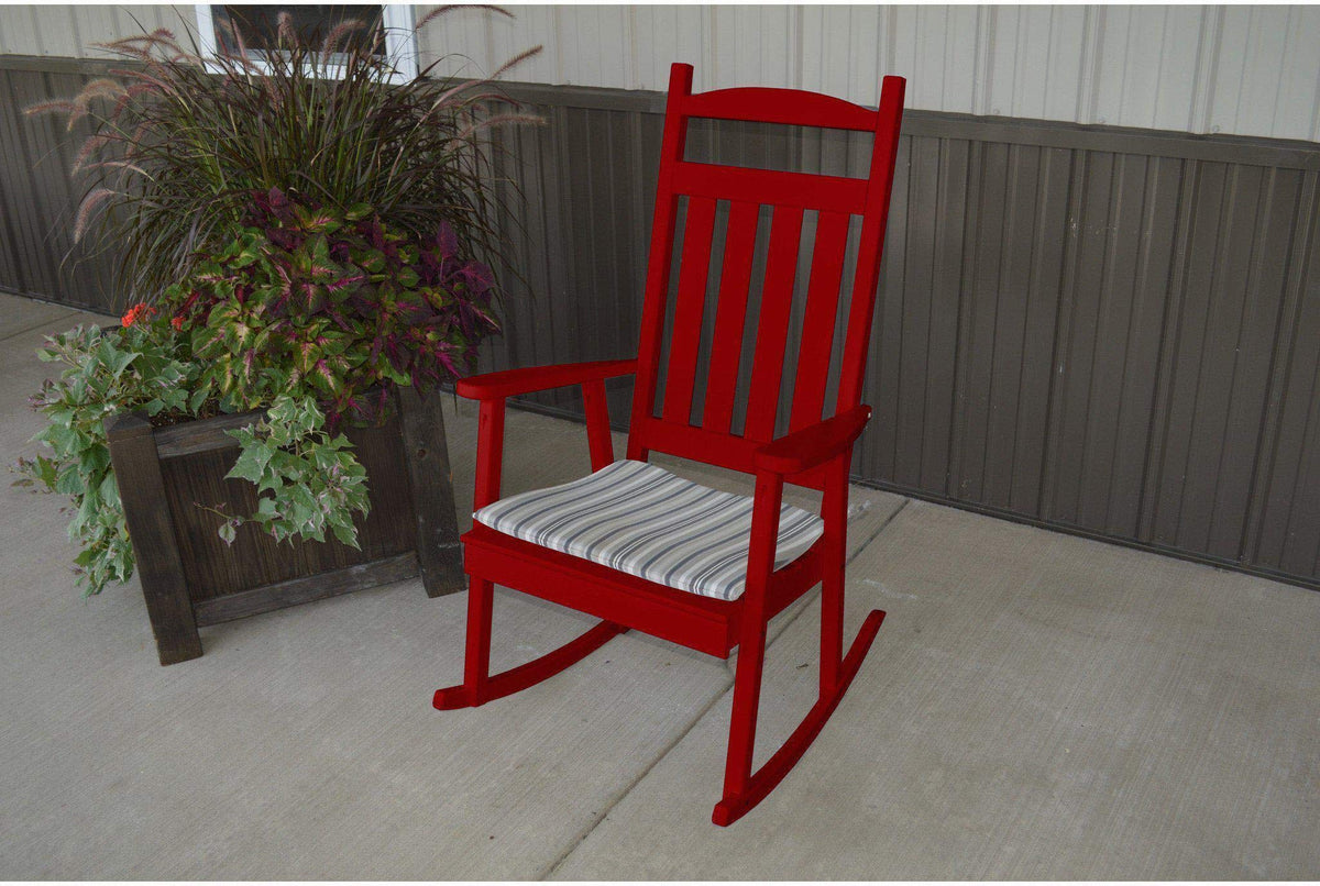 Yellow Pine Porch Rocking Chair U112817