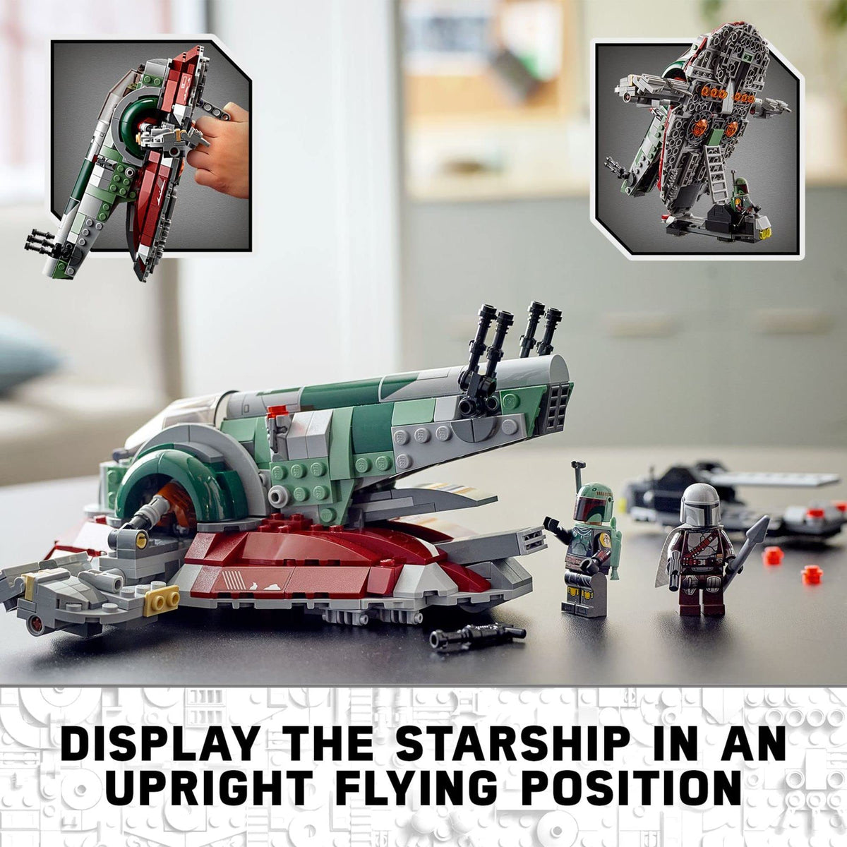Building Toy with Rotating Wings and 2 Minifigures O212740