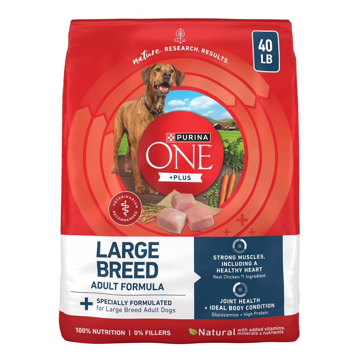 Adult Large Breed Dry Dog Food Chicken 40 lb Bag P62381