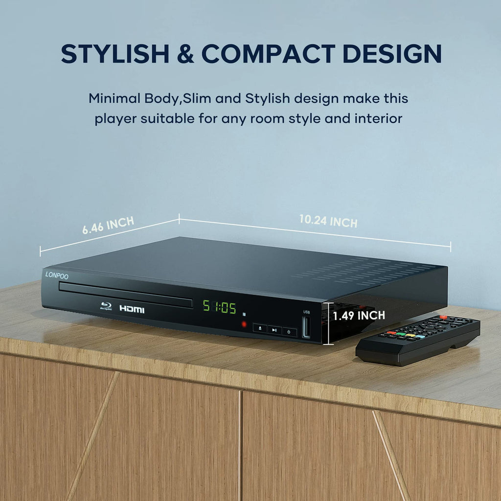 Full HD DVD Player HDMI with Dolby Digital TrueHD/DTS M887