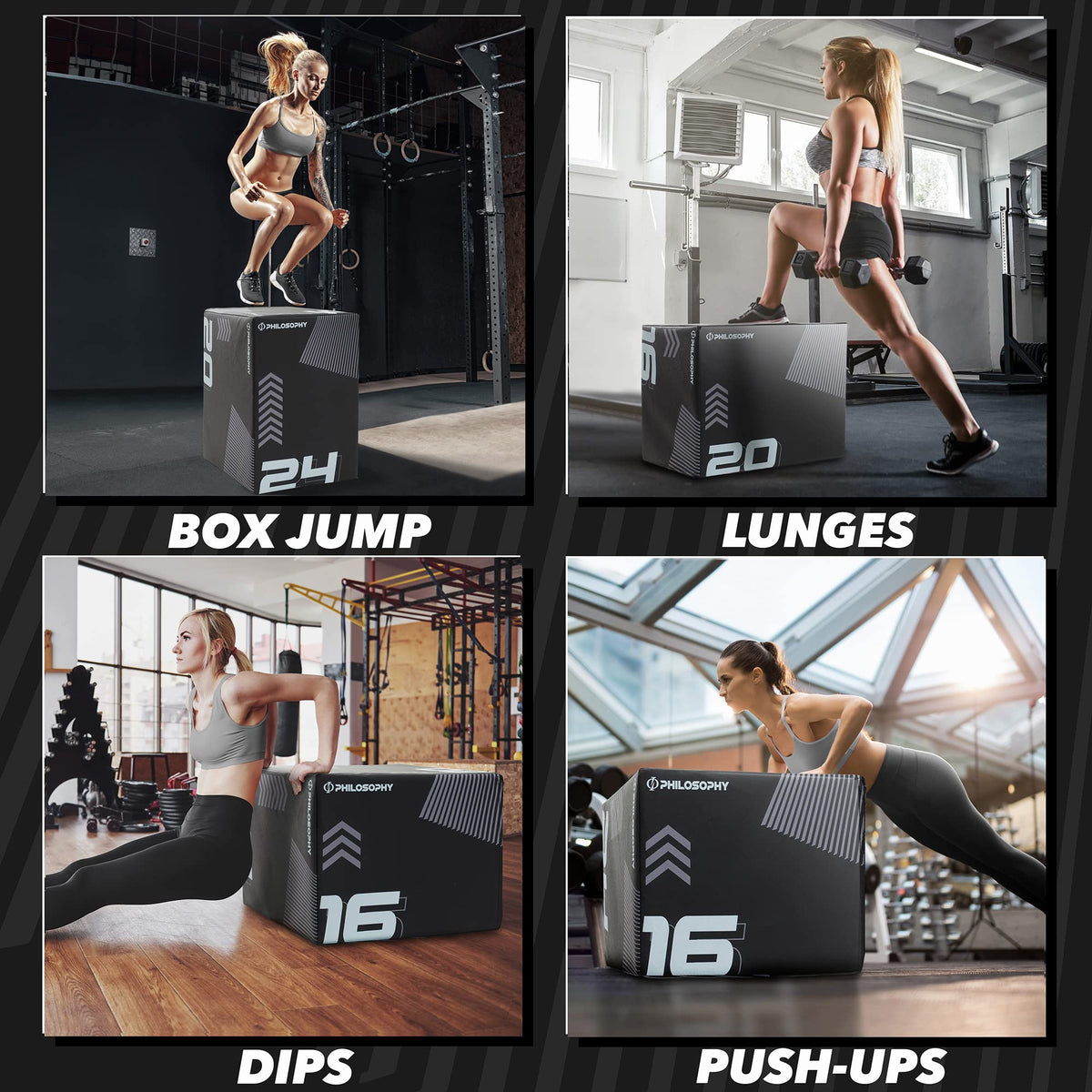 3-in-1 Foam Plyo Box A6074