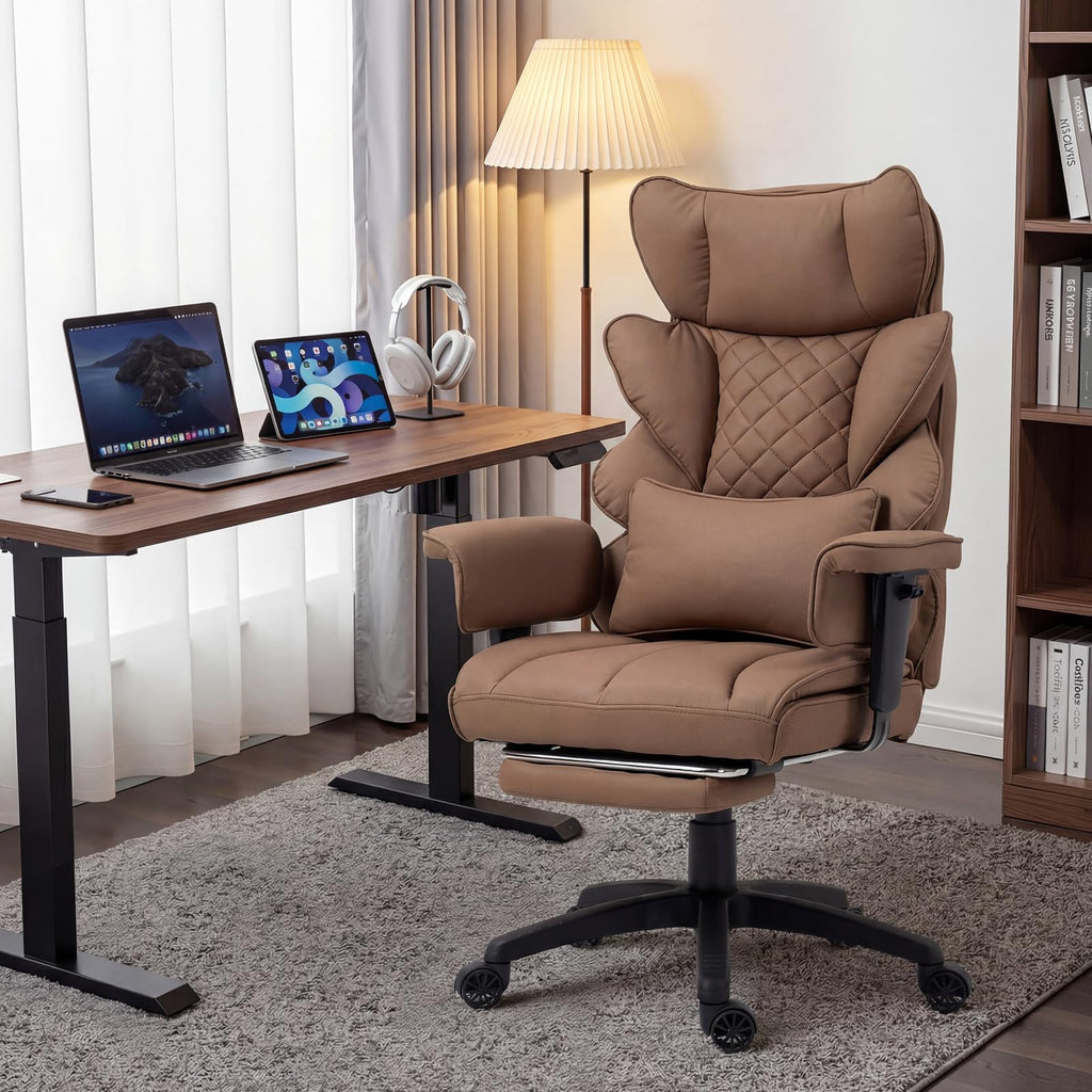 Big and Tall Office Chair with Pocket Spring Cushion S49771