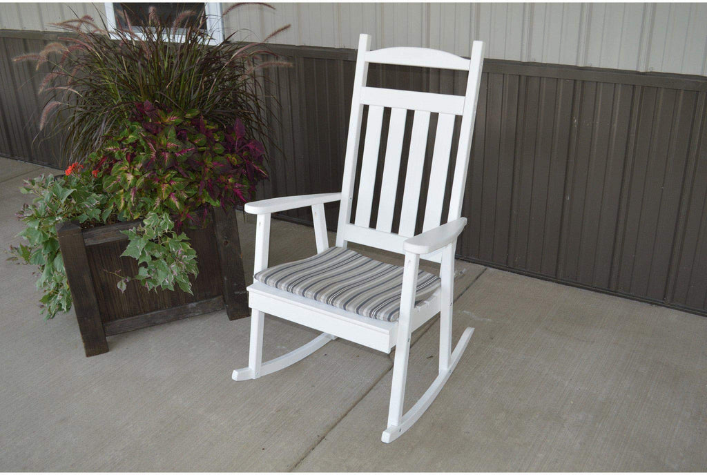 Yellow Pine Porch Rocking Chair U112817