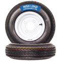 2-Pack Trailer Tire Rim Assembly 4.80-8 4 Lug White V82141