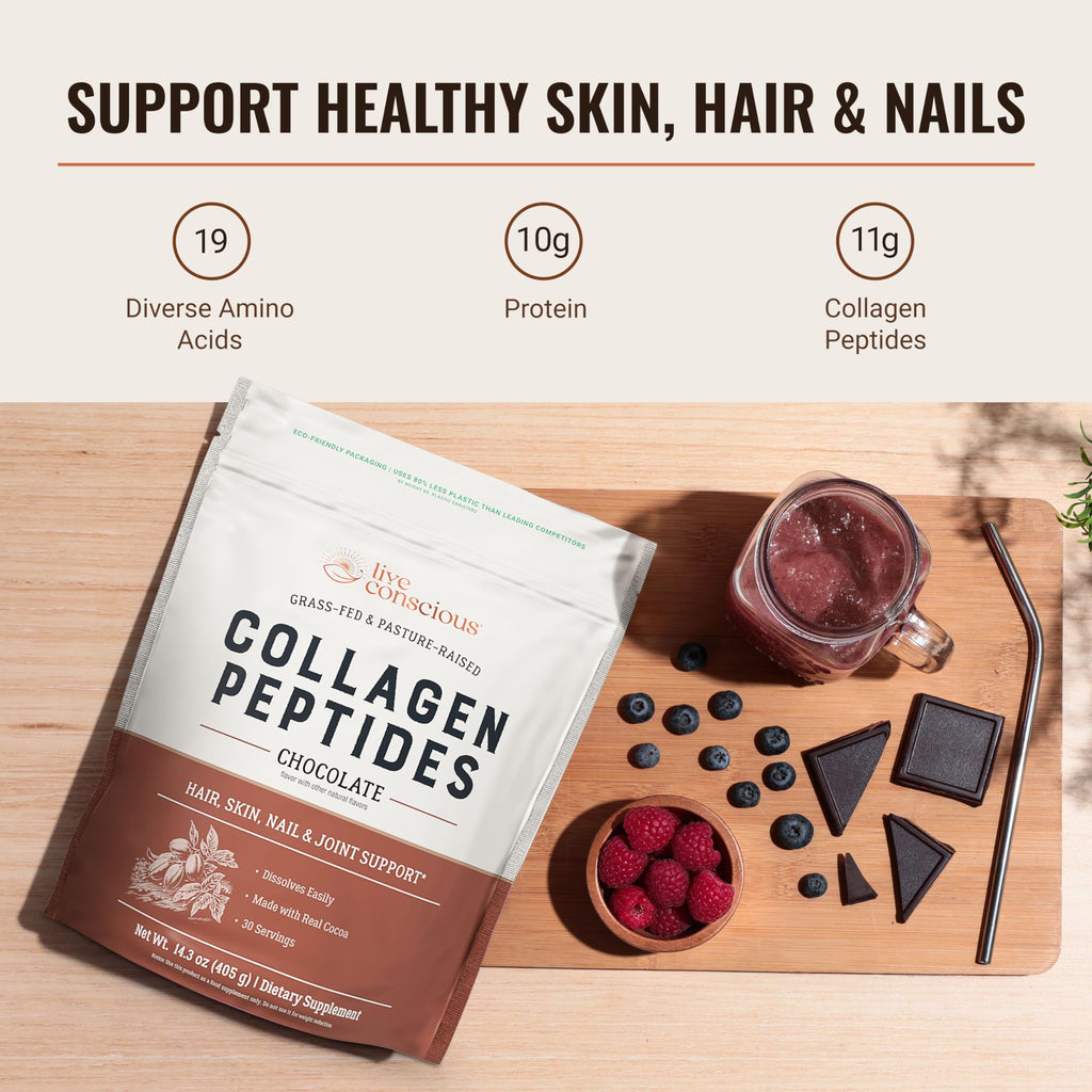 Chocolate Collagen Peptides Powder 15oz S429760