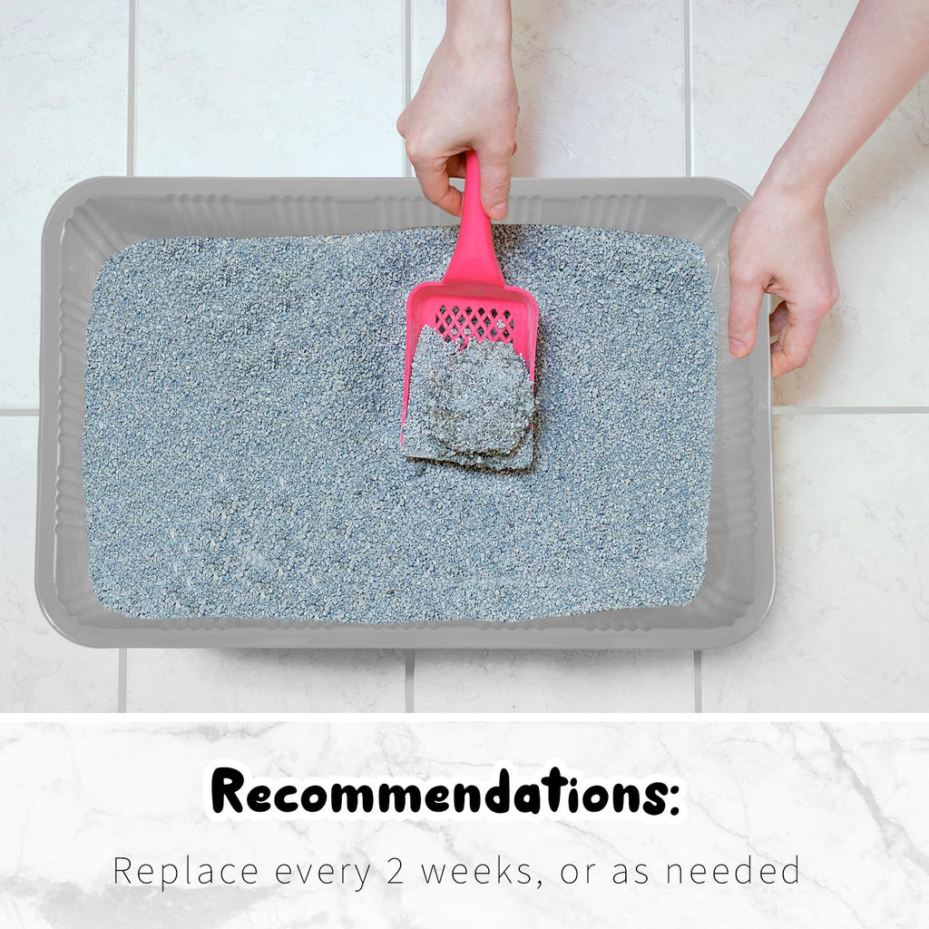 30 Pack Disposable Litter Boxes for Cats Gray U1978