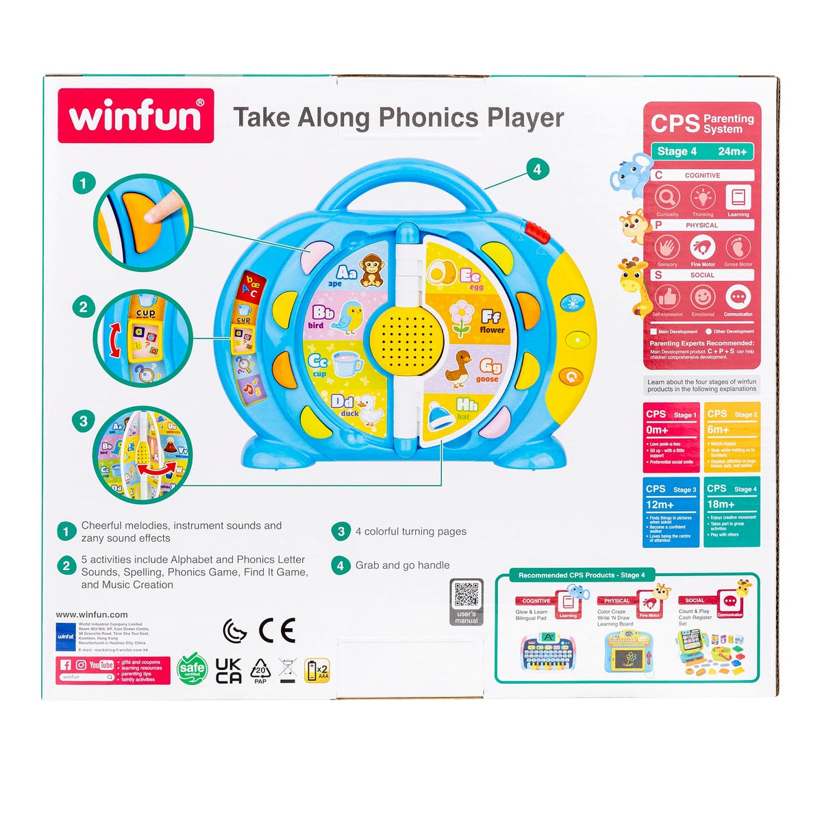 Portable Learning Toy with 5 Activity Modes B891012