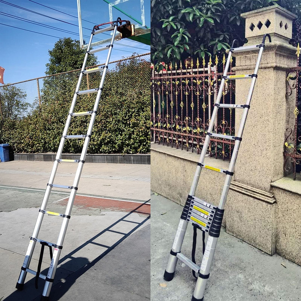 20.5FT Aluminum Telescoping Ladder 330lb K178