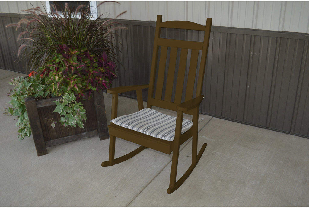Yellow Pine Porch Rocking Chair U112817