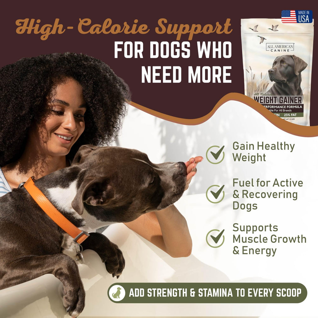 High Calorie Dog Weight Gainer Powder 60 Servings A8447